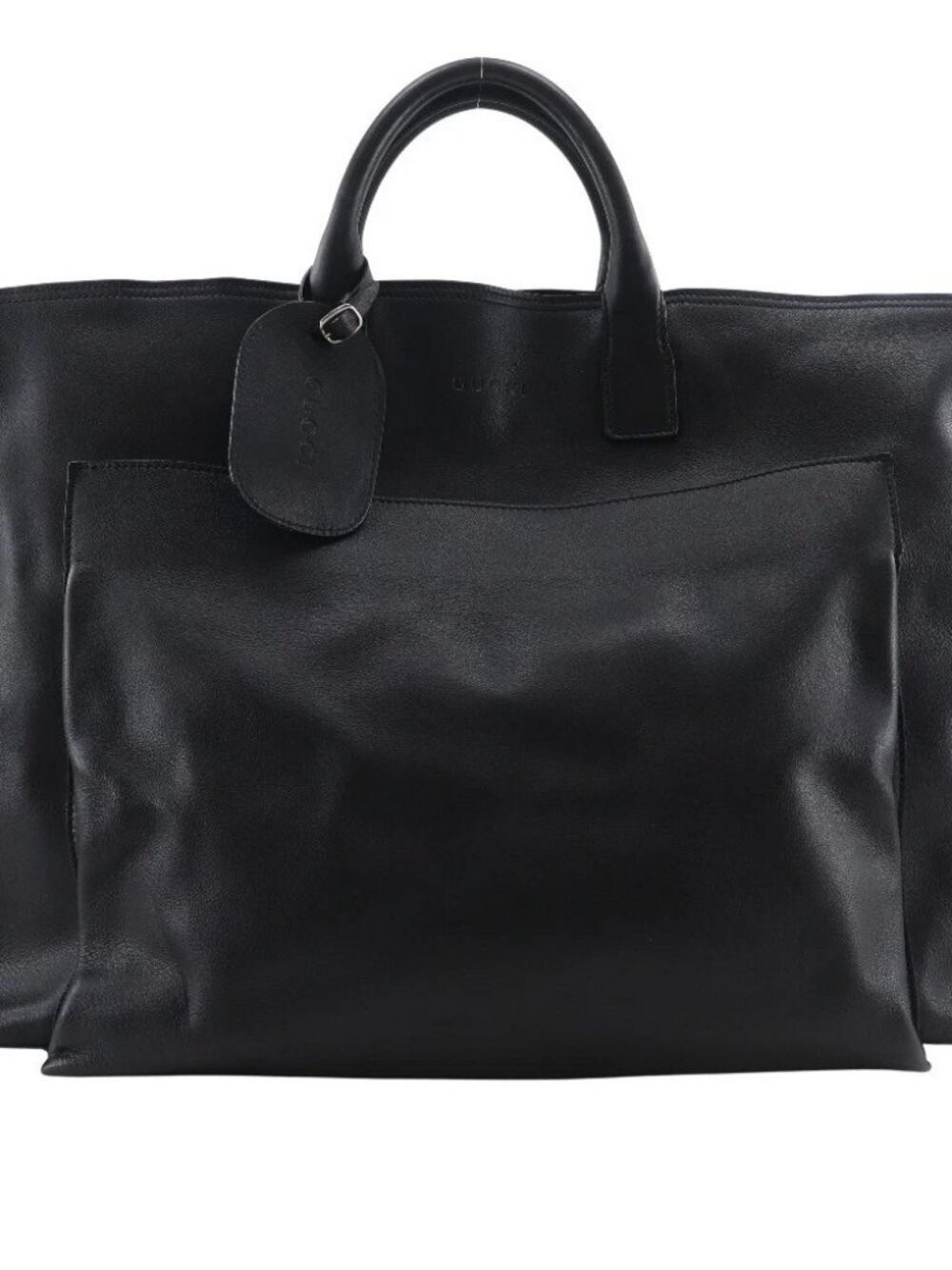 GUCCI Boston bag black Calfskin unisex